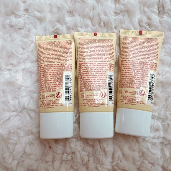 Clarins Hydrating Gentle Foaming Cleanser 30ml x 3 - Picture 4 of 4